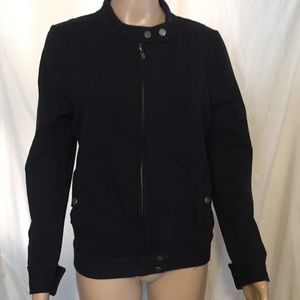 BCBG MaxAzaria Large Black Studded Jacket